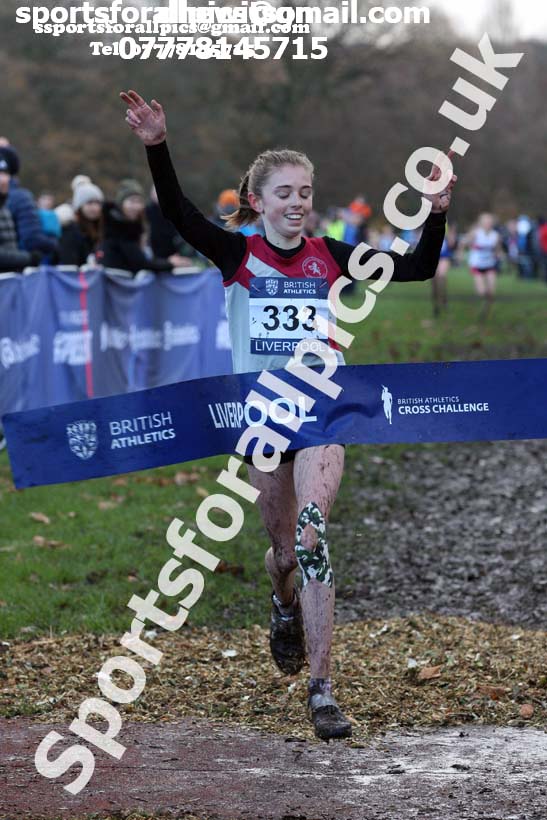 Girls under-15s 2017 British Athletics Liverpool Cross Challenge, Sefton Park, Liverpool. Photo:  David T. Hewitson/Sports for All Pics